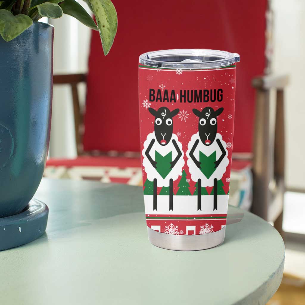 Vintage Sheep Music Christmas Tumbler Cup Xmas Holiday Patterns - Wonder Print Shop