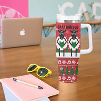 Vintage Sheep Music Christmas Tumbler With Handle Xmas Holiday Patterns - Wonder Print Shop