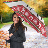 Vintage Sheep Music Christmas Umbrella Xmas Holiday Patterns - Wonder Print Shop