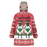 Vintage Sheep Music Christmas Wearable Blanket Hoodie Xmas Holiday Patterns - Wonder Print Shop