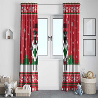 Vintage Sheep Music Christmas Window Curtain Xmas Holiday Patterns - Wonder Print Shop