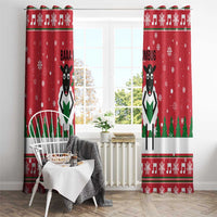 Vintage Sheep Music Christmas Window Curtain Xmas Holiday Patterns - Wonder Print Shop