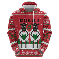 Vintage Sheep Music Christmas Zip Hoodie Xmas Holiday Patterns - Wonder Print Shop