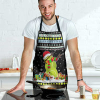 Tennis Snowman Christmas Apron Xmas Holiday Patterns - Wonder Print Shop