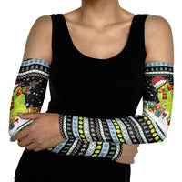 Tennis Snowman Christmas Arm Sleeves Xmas Holiday Patterns - Wonder Print Shop