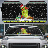 Tennis Snowman Christmas Auto Sun Shade Xmas Holiday Patterns - Wonder Print Shop