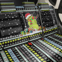 Tennis Snowman Christmas Back Car Seat Cover Xmas Holiday Patterns - undefined