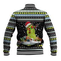 Tennis Snowman Christmas Baseball Jacket Xmas Holiday Patterns - Wonder Print Shop