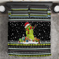 Tennis Snowman Christmas Bedding Set Xmas Holiday Patterns - Wonder Print Shop