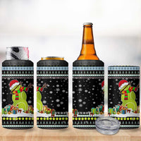 Tennis Snowman Christmas 4 in 1 Can Cooler Tumbler Xmas Holiday Patterns - Wonder Print Shop