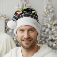 Tennis Snowman Christmas Santa Hat Xmas Holiday Patterns - Wonder Print Shop