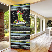 Tennis Snowman Christmas Door Cover Xmas Holiday Patterns - Wonder Print Shop