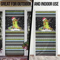 Tennis Snowman Christmas Door Cover Xmas Holiday Patterns - Wonder Print Shop