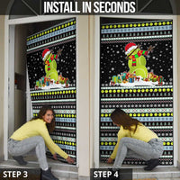 Tennis Snowman Christmas Door Cover Xmas Holiday Patterns - Wonder Print Shop