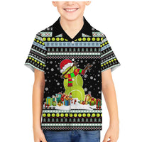 Tennis Snowman Christmas Family Matching Mermaid Dress and Hawaiian Shirt Xmas Holiday Patterns - Wonder Print Shop