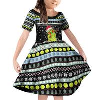 Tennis Snowman Christmas Family Matching Off Shoulder Short Dress and Hawaiian Shirt Xmas Holiday Patterns - Wonder Print Shop
