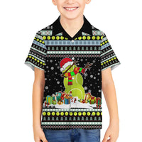Tennis Snowman Christmas Family Matching Off Shoulder Short Dress and Hawaiian Shirt Xmas Holiday Patterns - Wonder Print Shop