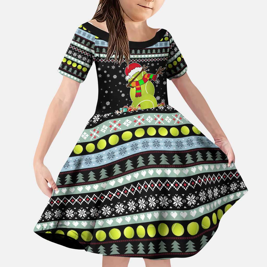Tennis Snowman Christmas Family Matching Summer Maxi Dress and Hawaiian Shirt Xmas Holiday Patterns - Wonder Print Shop