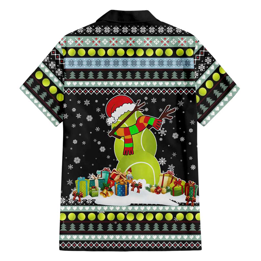 Tennis Snowman Christmas Family Matching Summer Maxi Dress and Hawaiian Shirt Xmas Holiday Patterns - Wonder Print Shop