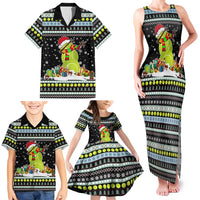 Tennis Snowman Christmas Family Matching Tank Maxi Dress and Hawaiian Shirt Xmas Holiday Patterns - Wonder Print Shop