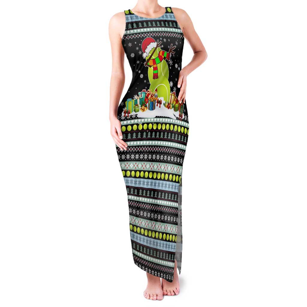 Tennis Snowman Christmas Family Matching Tank Maxi Dress and Hawaiian Shirt Xmas Holiday Patterns - Wonder Print Shop