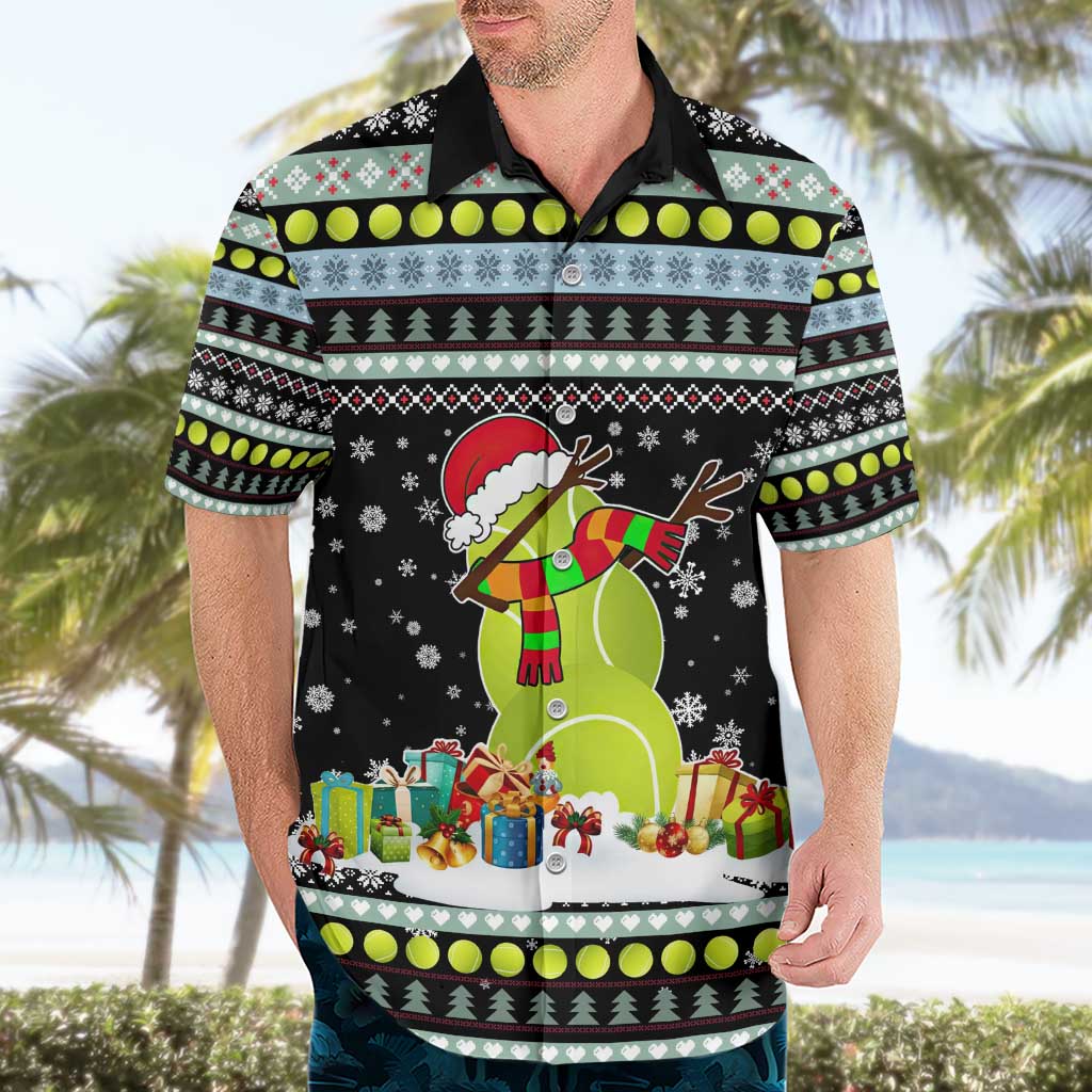 Tennis Snowman Christmas Hawaiian Shirt Xmas Holiday Patterns - Wonder Print Shop