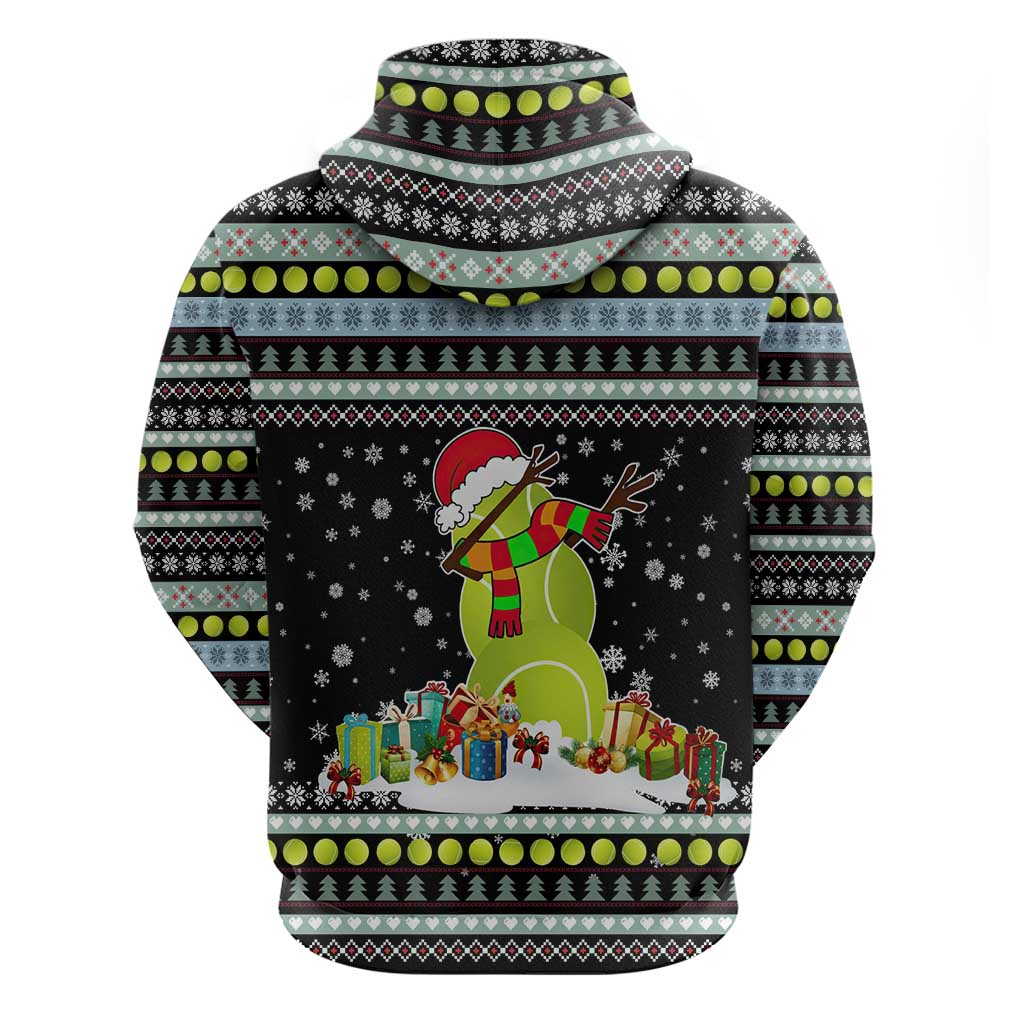 Tennis Snowman Christmas Hoodie Xmas Holiday Patterns - Wonder Print Shop