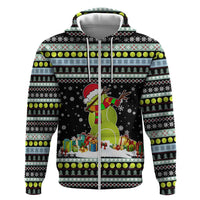 Tennis Snowman Christmas Hoodie Xmas Holiday Patterns - Wonder Print Shop