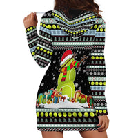 Tennis Snowman Christmas Hoodie Dress Xmas Holiday Patterns - Wonder Print Shop