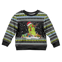 Tennis Snowman Christmas Kid Ugly Christmas Sweater Xmas Holiday Patterns - Wonder Print Shop