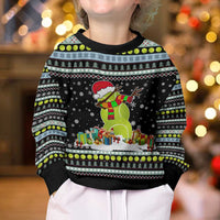 Tennis Snowman Christmas Kid Ugly Christmas Sweater Xmas Holiday Patterns - Wonder Print Shop