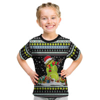 Tennis Snowman Christmas Kid T Shirt Xmas Holiday Patterns - Wonder Print Shop
