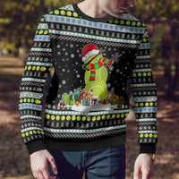Tennis Snowman Christmas Ugly Christmas Sweater Xmas Holiday Patterns - Wonder Print Shop