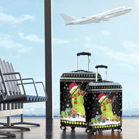 Tennis Snowman Christmas Luggage Cover Xmas Holiday Patterns - Wonder Print Shop