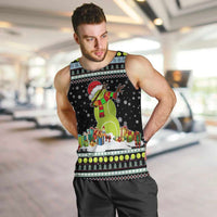 Tennis Snowman Christmas Men Tank Top Xmas Holiday Patterns - Wonder Print Shop