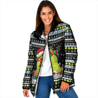Tennis Snowman Christmas Padded Jacket Xmas Holiday Patterns - Wonder Print Shop
