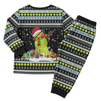 Tennis Snowman Christmas Pajama Set Xmas Holiday Patterns - Wonder Print Shop