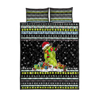 Tennis Snowman Christmas Quilt Bed Set Xmas Holiday Patterns - Wonder Print Shop