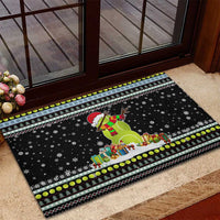 Tennis Snowman Christmas Rubber Doormat Xmas Holiday Patterns - Wonder Print Shop