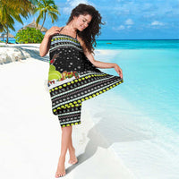Tennis Snowman Christmas Sarong Xmas Holiday Patterns - Wonder Print Shop
