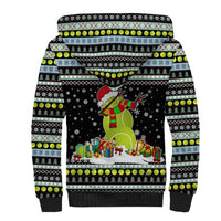 Tennis Snowman Christmas Sherpa Hoodie Xmas Holiday Patterns - Wonder Print Shop