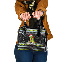 Tennis Snowman Christmas Shoulder Handbag Xmas Holiday Patterns - Wonder Print Shop