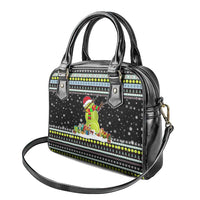 Tennis Snowman Christmas Shoulder Handbag Xmas Holiday Patterns - Wonder Print Shop