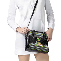 Tennis Snowman Christmas Shoulder Handbag Xmas Holiday Patterns - Wonder Print Shop