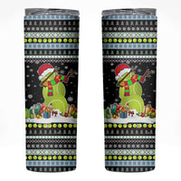 Tennis Snowman Christmas Skinny Tumbler Xmas Holiday Patterns - Wonder Print Shop