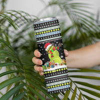 Tennis Snowman Christmas Skinny Tumbler Xmas Holiday Patterns - Wonder Print Shop