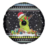 Tennis Snowman Christmas Spare Tire Cover Xmas Holiday Patterns - Wonder Print Shop