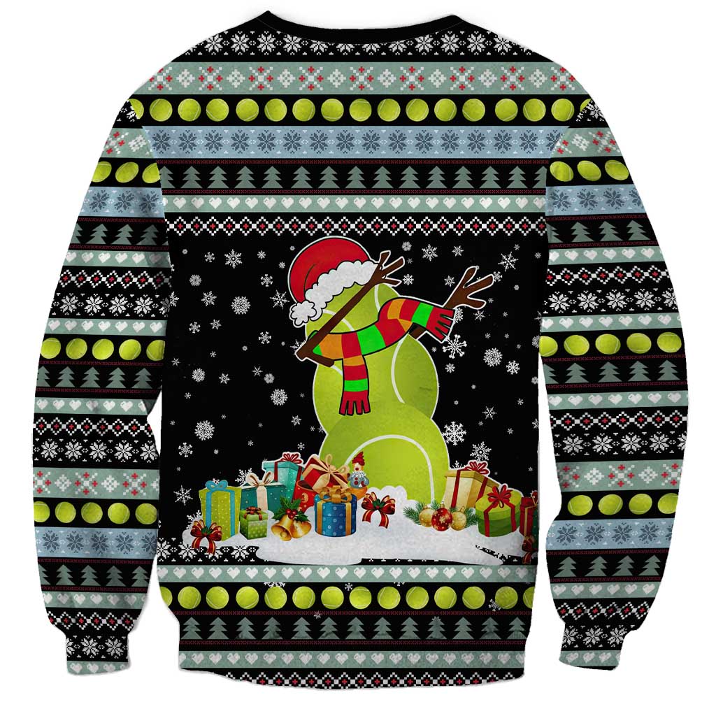 Tennis Snowman Christmas Sweatshirt Xmas Holiday Patterns - Wonder Print Shop