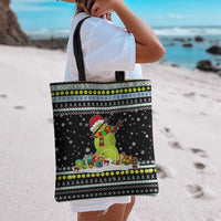 Tennis Snowman Christmas Tote Bag Xmas Holiday Patterns - Wonder Print Shop