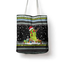 Tennis Snowman Christmas Tote Bag Xmas Holiday Patterns - Wonder Print Shop